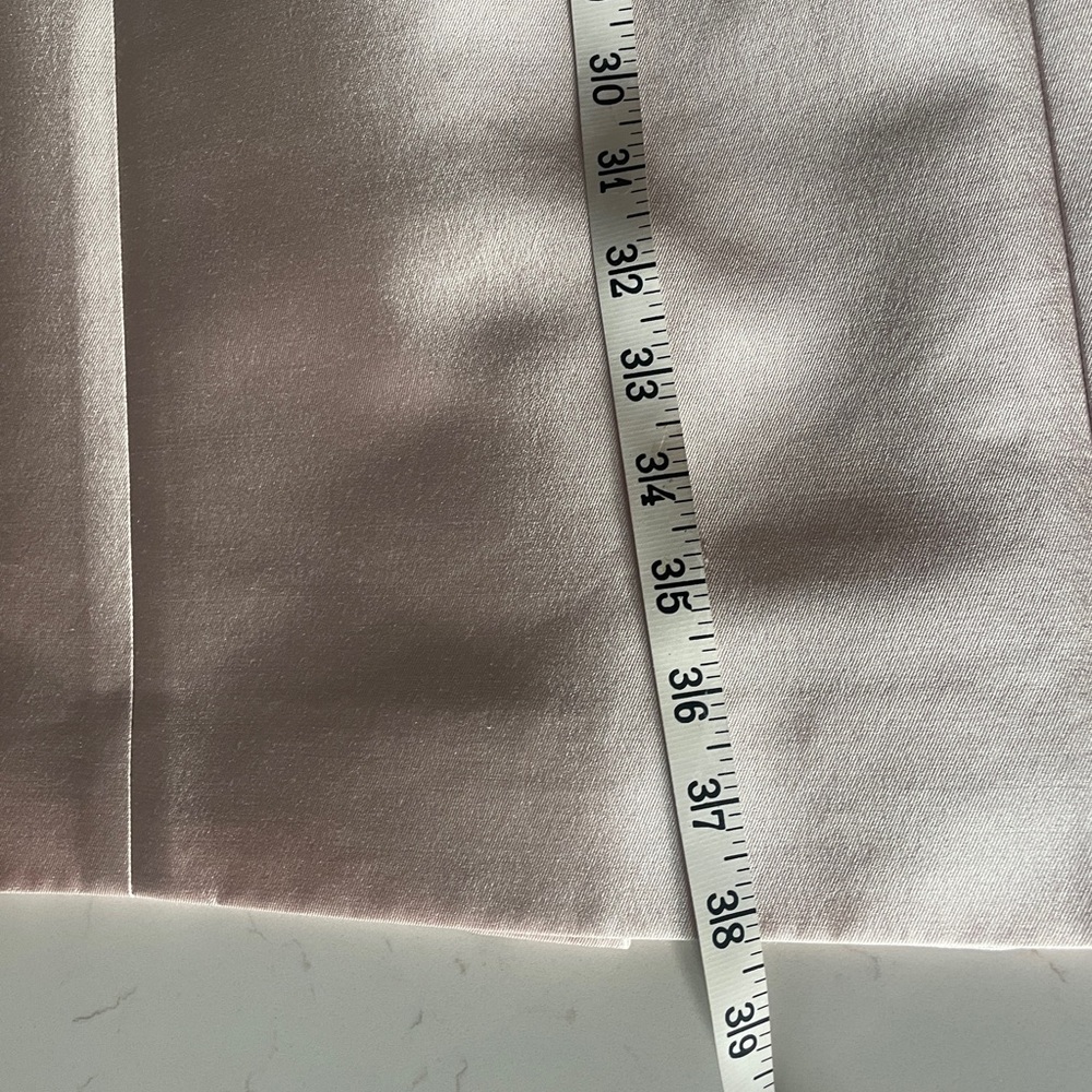 Teri Jon by Rickie Freeman Blush Pink Cocktail Formal Satin 2-Piece Suit 12 - Picture 6 of 13